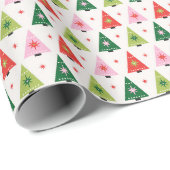 Merry & Mod Weihnachtsbaumen Geschenkpapier (Rolleneckpunkt)