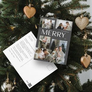 Merry Modern Gray 5 Foto Weihnachten