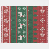 Merry Moments Christmas Fleecedecke (Vorderseite (Horizontal))