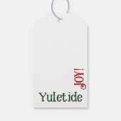 Merry Moments: Eine Fusion rot und grün Geschenkanhänger (Rückseite)