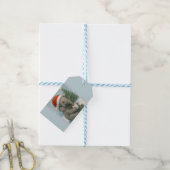 Merry Moments with a Cocoa-Loving Elephant Holiday Geschenkanhänger (Mit Garn)