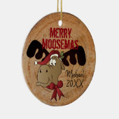 Merry Moosemas Keramik Ornament (Rechts)