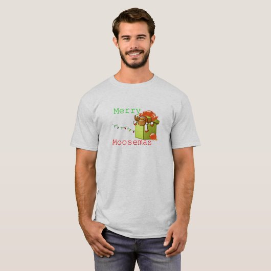 Merry Moosemas T-Shirt (Vorne ganz)