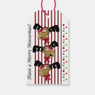 Merry Moosemas Weihnachten Geschenkanhänger