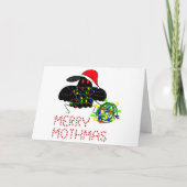 Merry Mothmas Feiertagskarte (Vorderseite)