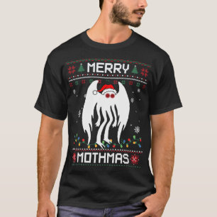 Merry Mothmas Santa Mothman Ugly Weihnachts-Sweate T-Shirt