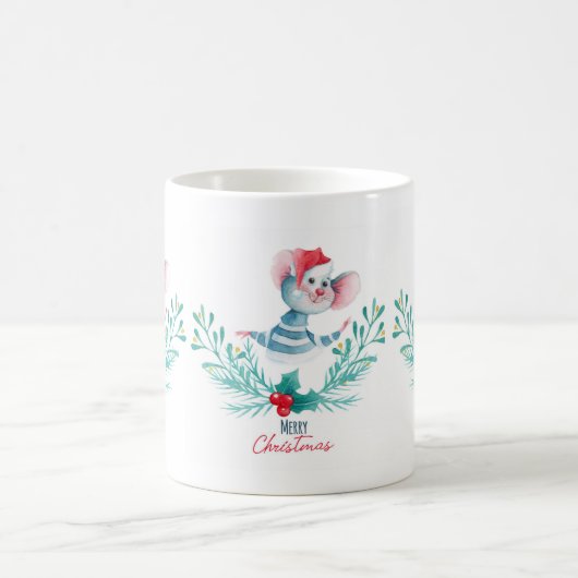 Merry Mouse Christmas Kaffeetasse (Mittel)