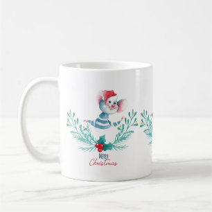 Merry Mouse Christmas Kaffeetasse