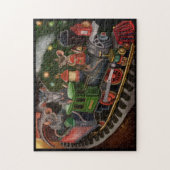 Merry Mouse Holiday Train Puzzle (Vertikal)