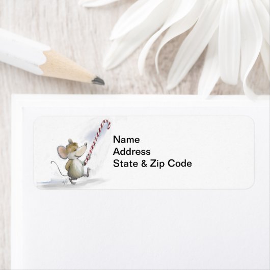 Merry Mouse Moe Address Labels (Insitu)
