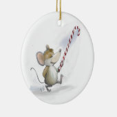 Merry Mouse Moe Circle Ornament (Rechts)