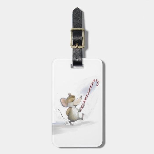 Merry Mouse Moe Gepäcktag Gepäckanhänger (Vorderseite vertikal)