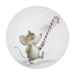 Merry Mouse Moe Holiday Cutting Board Schneidebrett