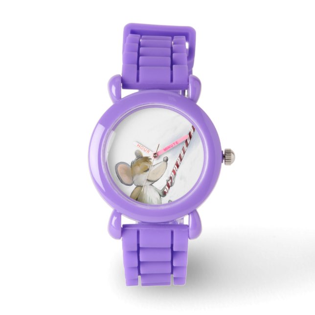 Merry Mouse Moe Holiday Watch Armbanduhr (Vorderseite)