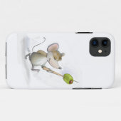 Merry Mouse Moe mit Olive Case-Mate iPhone Hülle (Rückseite (Horizontal))