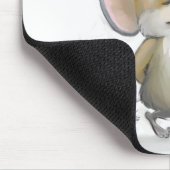 Merry Mouse Moe mit Olive Mousepad (Ecke)