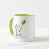 Merry Mouse Moe mit Olive Tasse (Vorderseite Links)