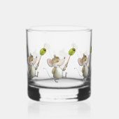Merry Mouse Moe mit Olive Whiskyglas (Vorderseite)