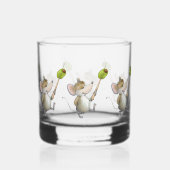Merry Mouse Moe mit Olive Whiskyglas (Rückseite)