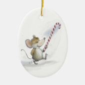 Merry Mouse Moe Oval Ornament (Vorne)