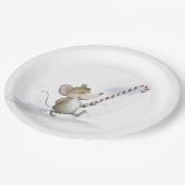 Merry Mouse Moe Paper Plate Pappteller (Schrägansicht)