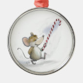 Merry Mouse Moe Round Ornament (Vorne)