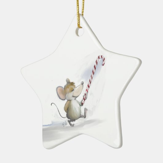 Merry Mouse Moe Star Ornament (Links)