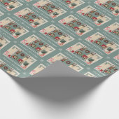 Merry Mudroom Scene Geschenkpapier (Ecke)