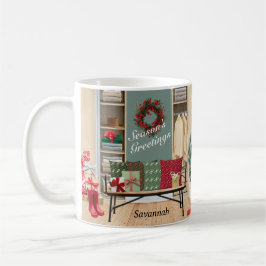 Merry Mudroom Scene Kaffeetasse