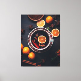 Merry & Mulled | Gemütlicher Urlaub Drink Leinwanddruck