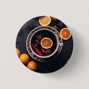 Merry & Mulled Gemütliches Heiligabendgetränk Button