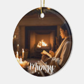 Merry & Mumsy, gemütliche Urlaubstage Keramik Ornament (Links)