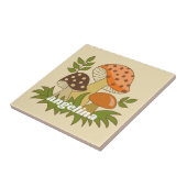 Merry Mushroom mit Individuelle Name Fliese (Seite)