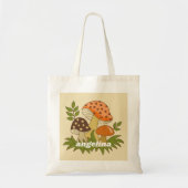 Merry Mushroom mit Individuelle Name Tragetasche (Vorne)