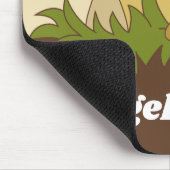 Merry Mushroom with Custom Name Mousepad (Ecke)