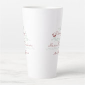 Merry Music Teacher Personalisiert Weihnachten Milchtasse (Vorderseite)