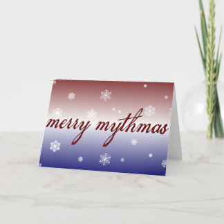 Merry Mythmas Feiertagskarte