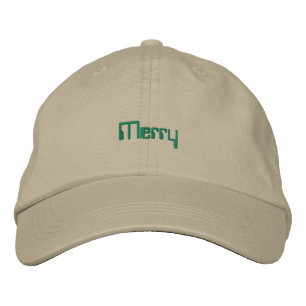 Merry Navy Jolly Vibes Timeless-Adjustable-Hat Bestickte Baseballkappe