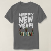 Merry New Year Beef Jerky T-Shirt (Design vorne)