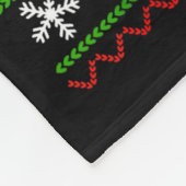 Merry Nmas Ugly Christmas Santa Claus Wrestling Bo Fleecedecke (Ecke)