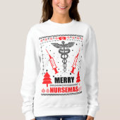 Merry Nurse Sweatshirt (Vorderseite)