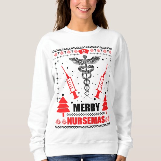 Merry Nurse Sweatshirt (Vorderseite)