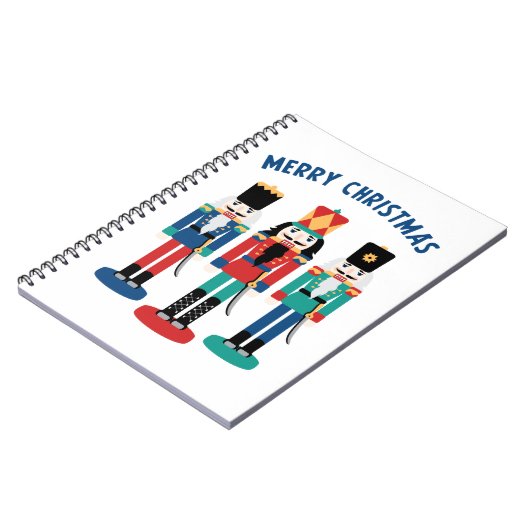 Merry Nutcrackers Notizblock (Linke Seite)