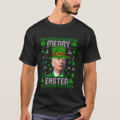 Merry Oaster St Patricks Day Joe Biden Hat Clover T-Shirt (Vorderseite)