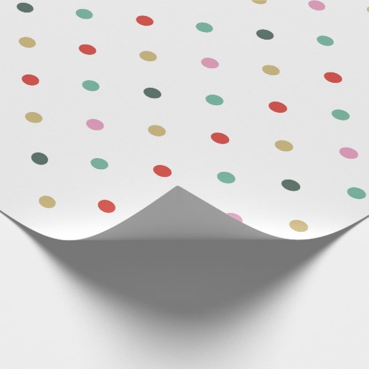 Merry oder not Here's White Geschenkpapier (Ecke)