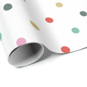 Merry oder not Here's White Geschenkpapier (Rolleneckpunkt)