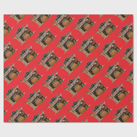 Merry Old Christmas Elf, Jessie Willcox Smith Geschenkpapier (Flach)