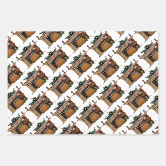 Merry Old Christmas Elf, Jessie Willcox Smith Geschenkpapier Set (Vorderseite 3)