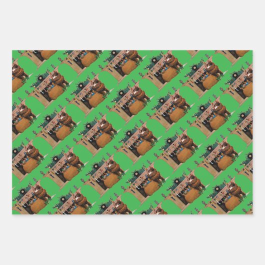 Merry Old Christmas Elf, Jessie Willcox Smith Geschenkpapier Set (Vorderseite 2)