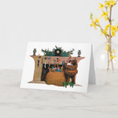 Merry Old Christmas Elf, Jessie Willcox Smith Karte (Gelbe Blume)